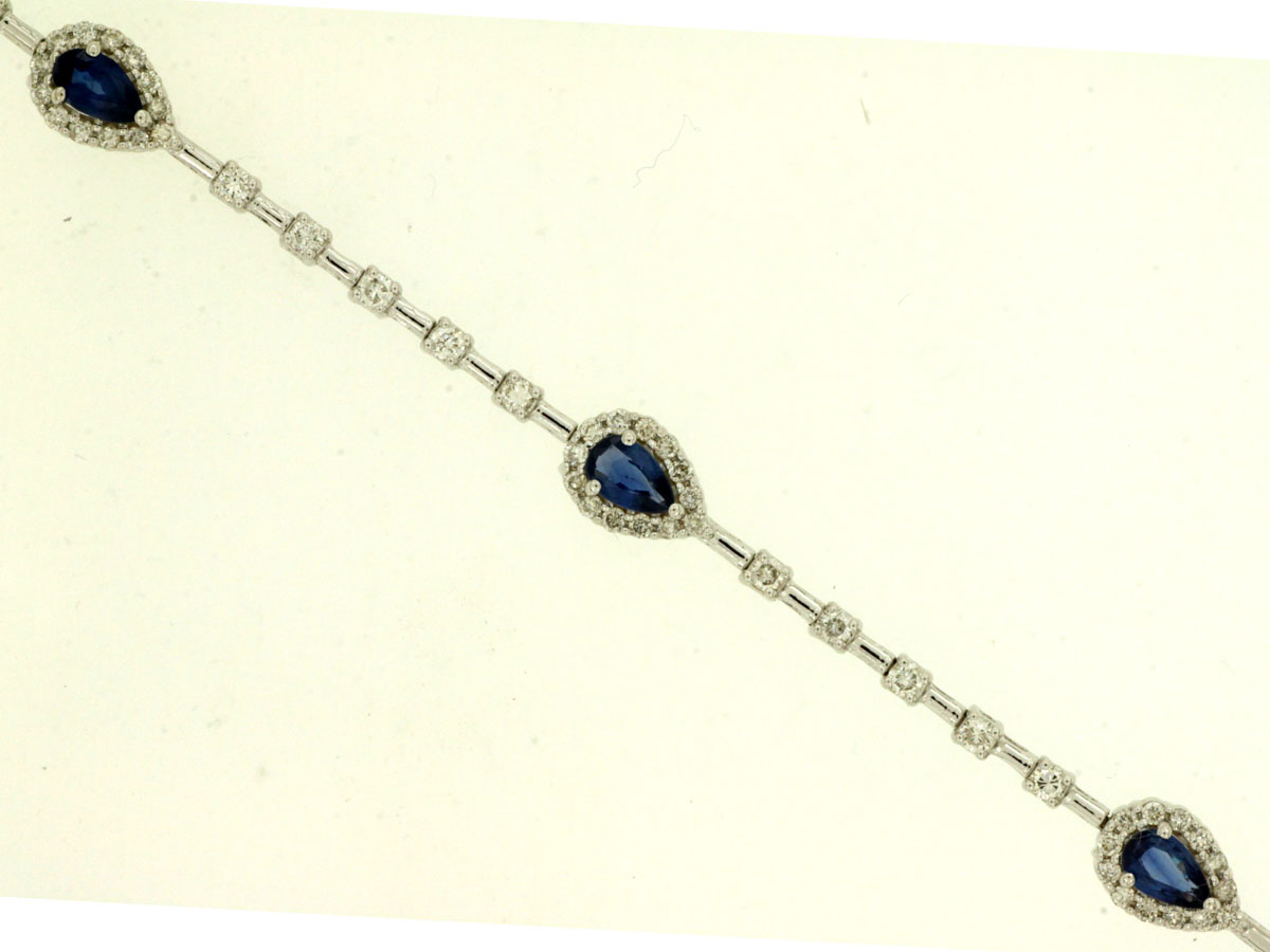 SAPPHIRE & DIAMOND BRACELET