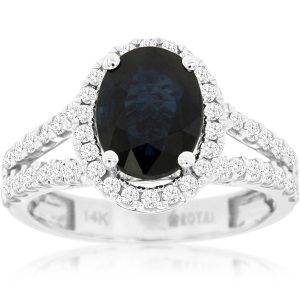 SAPPHIRE & DIAMOND RING