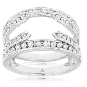 LADIES DIAMOND INSERT RING