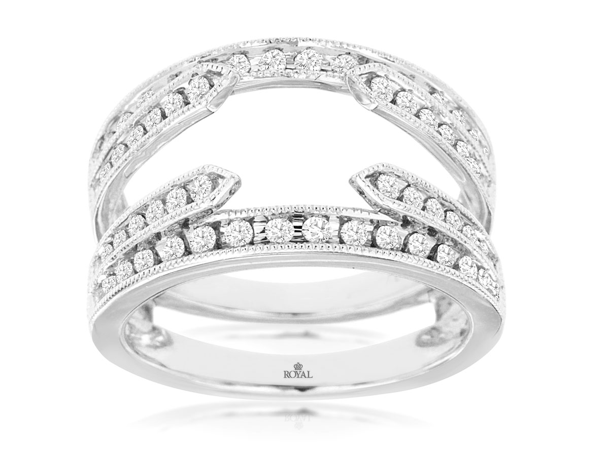 LADIES DIAMOND INSERT RING