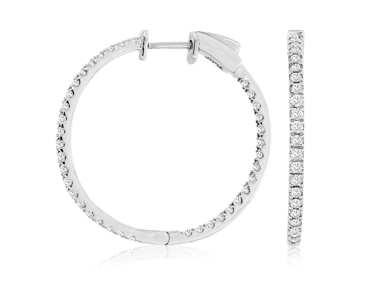 DIAMOND HOOPS 28MM