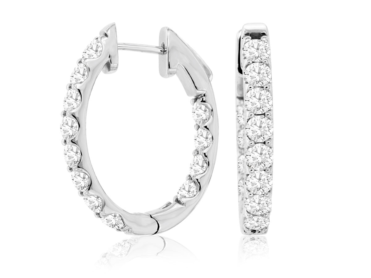 DIAMOND HOOPS 26MM
