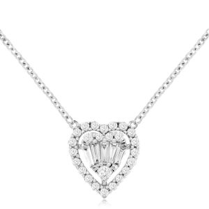 DIAMOND HEART NECKLACE