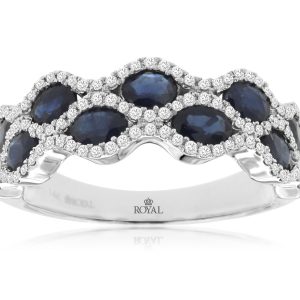 SAPPHIRE & DIAMOND RING