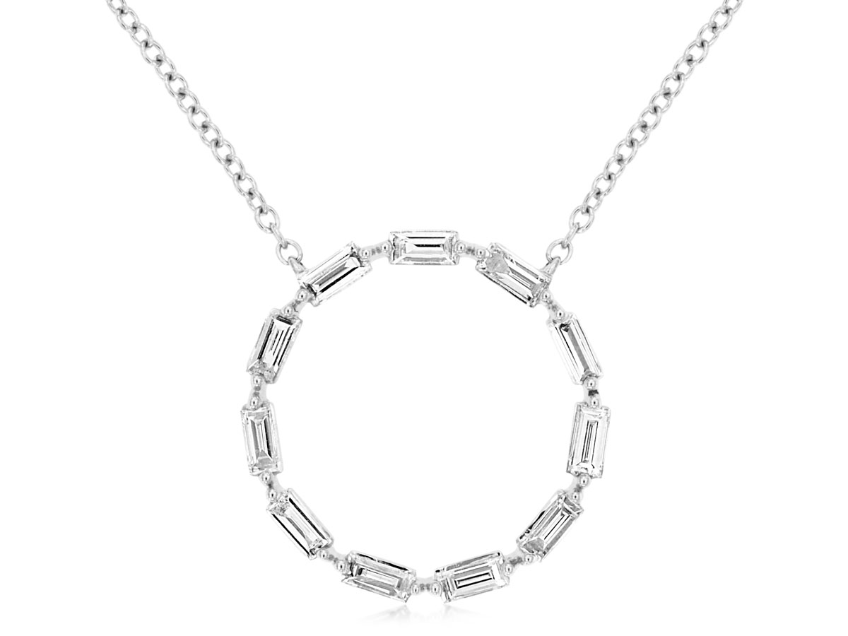 DIAMOND CIRCLE NECKLACE