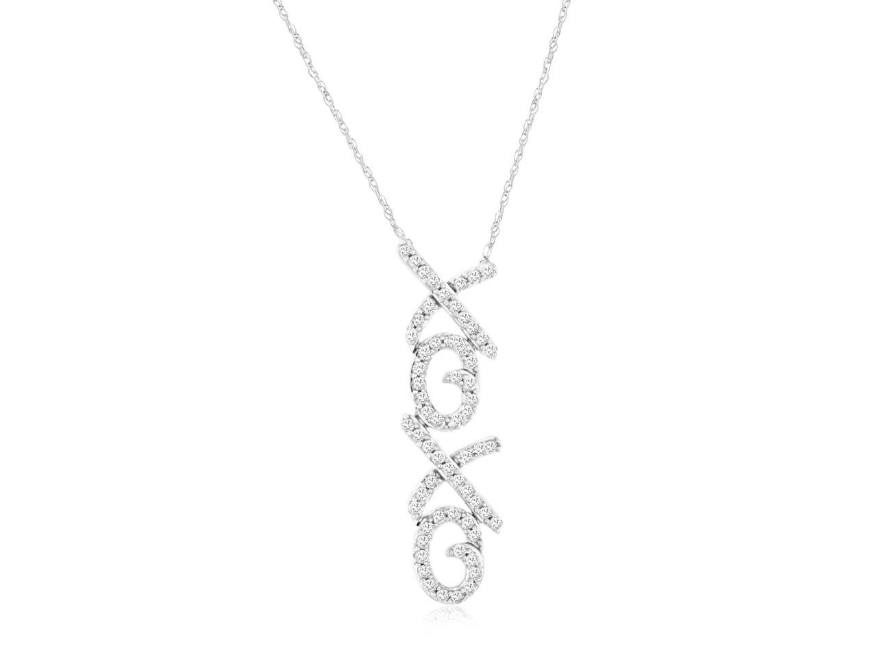 DIAMOND LOVE XOXO NECKLACE