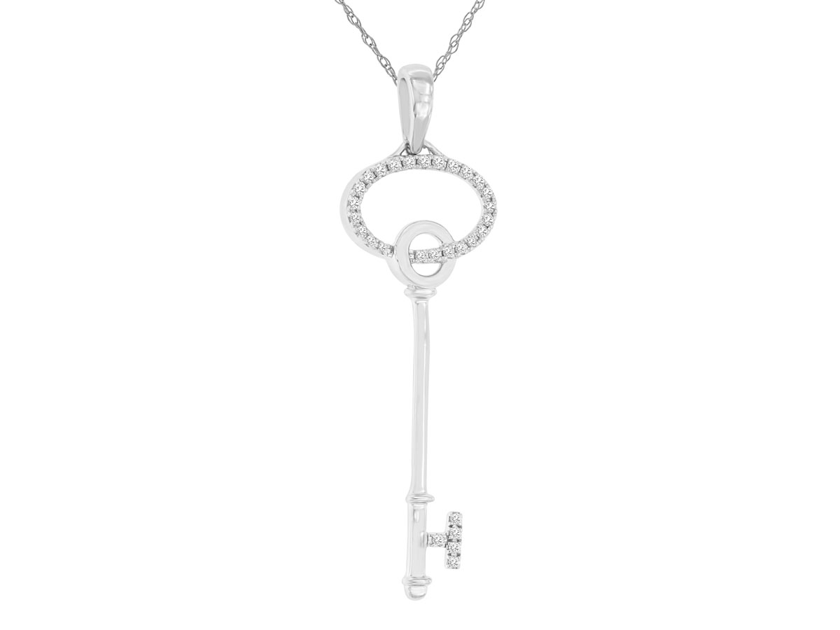 DIAMOND KEY PENDANT