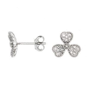 DIAMOND CLOVER EARRING