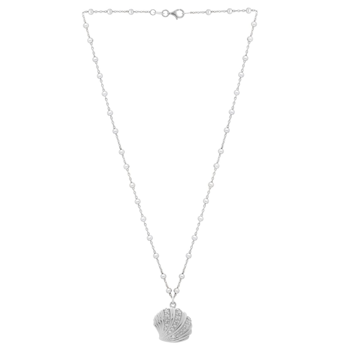 Silver Sea Shell Necklace