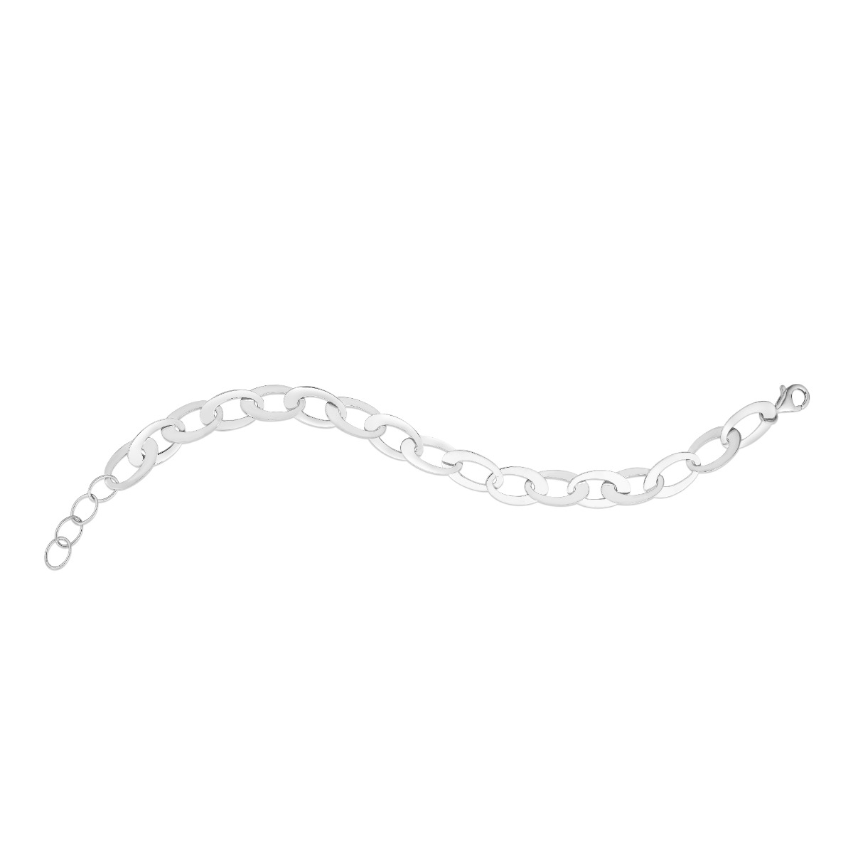 Sterling Silver Italian Oval Links Chain