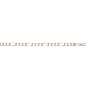 Silver 7mm Figaro Chain