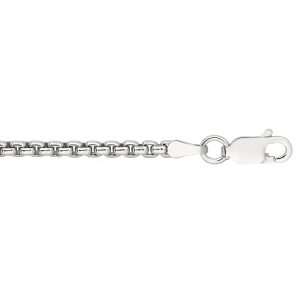 Silver 2mm Round Box Chain