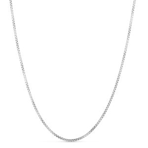 Sterling Silver 1.9mm Rockstar Cut Round Box Chain