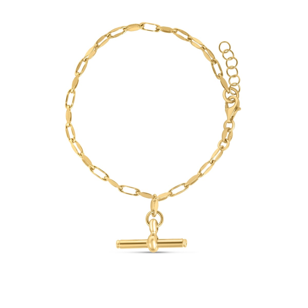Silver Plated Toggle Chain