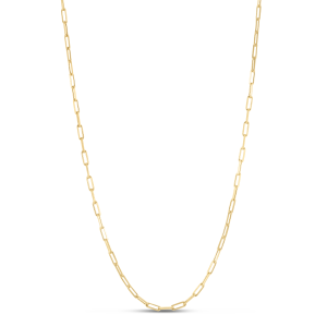 Silver Plated 2.5mm Paperclip Chain