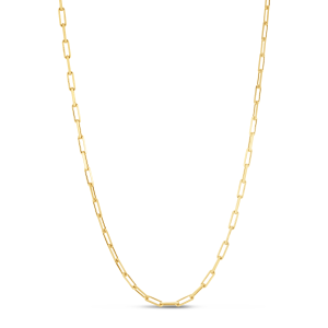 Silver Plated 2.95mm Paperclip Chain