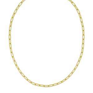 Gold Over Silver 4.1mm Paperclip Chain
