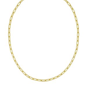 Gold Over Silver 4.1mm Paperclip Chain