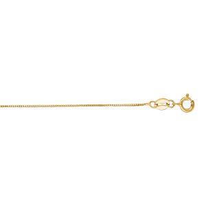 14K Gold .60mm Classic Box Chain
