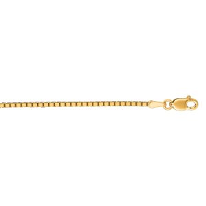 14K Gold 1.4mm Classic Box Chain