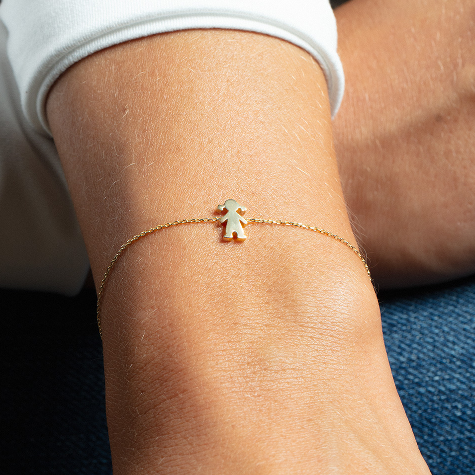 14K Girl Bracelet