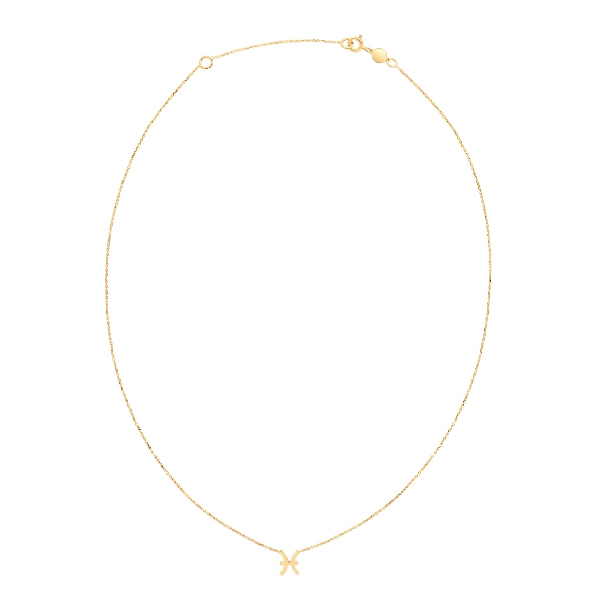 14K Pisces Necklace