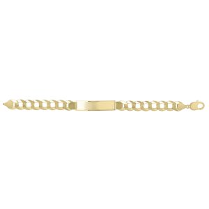 14K 11mm Curb ID Bracelet