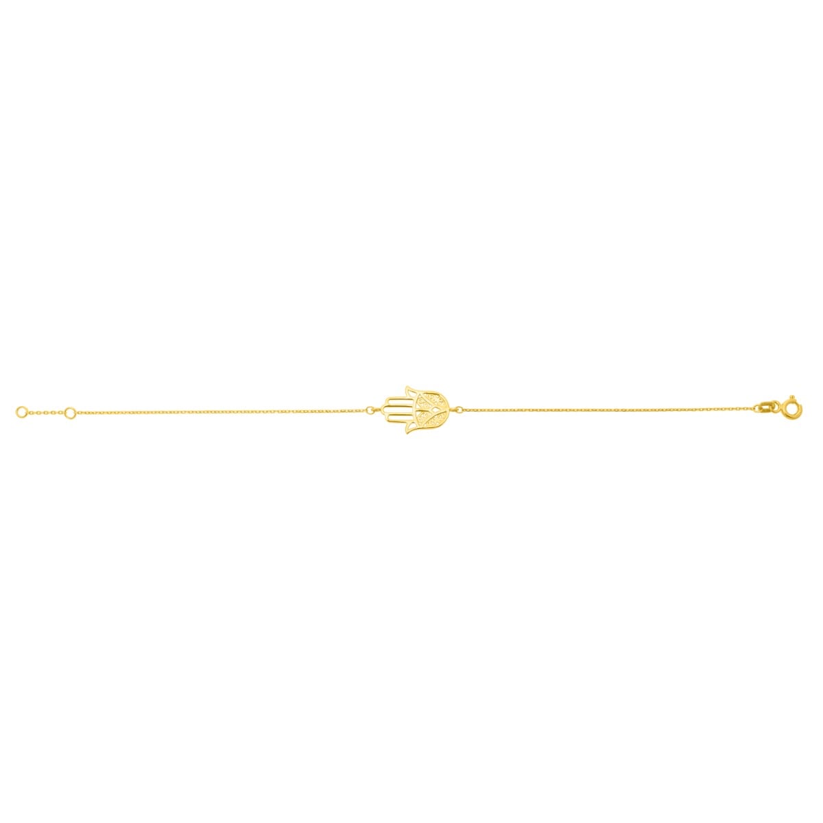 14K Gold Hamsa Bracelet