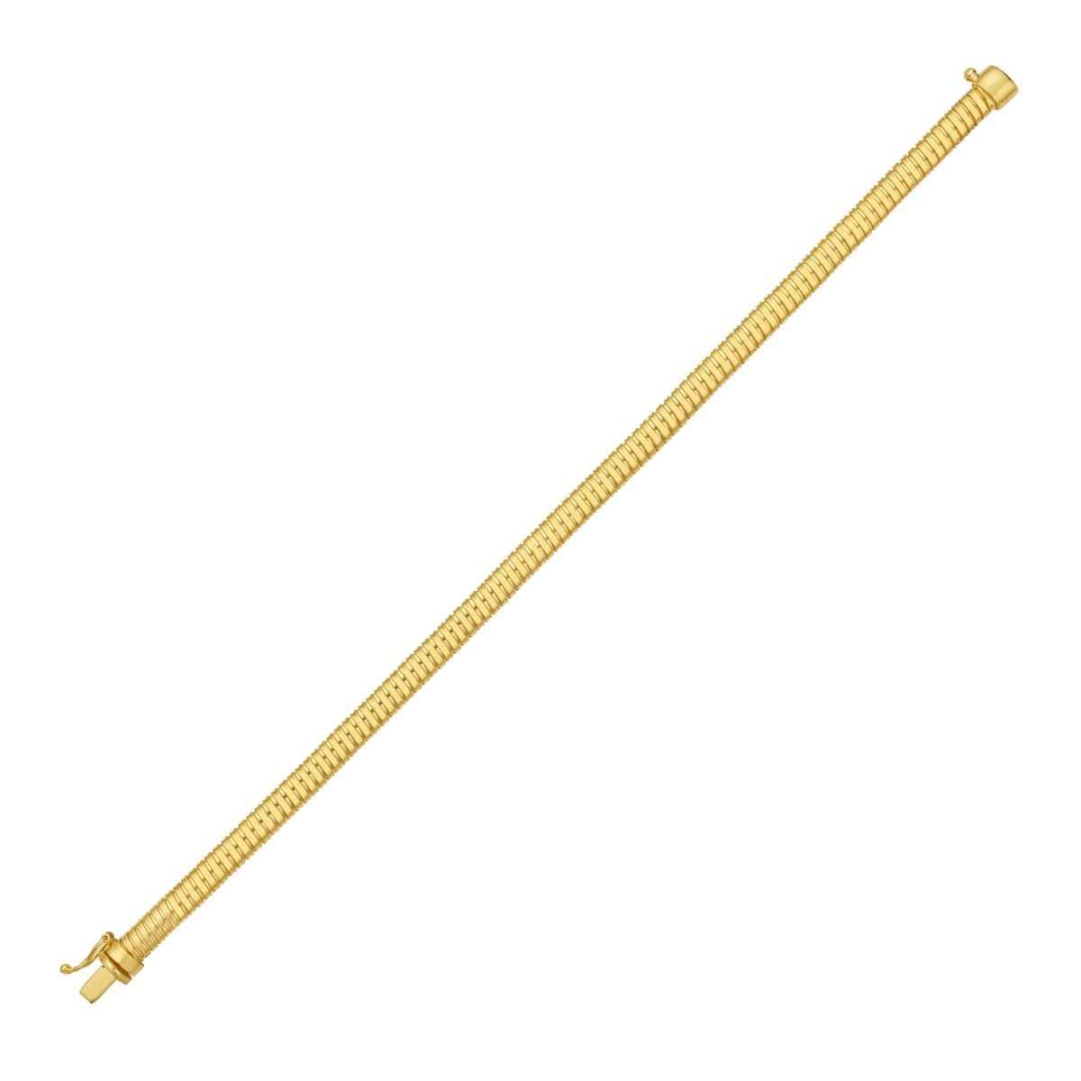 14K 5mm Tubogas Bracelet
