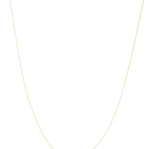 14K Gold 0.8mm Classic Cable Chain