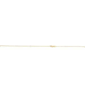 14K Gold 1mm Extendable Bead Chain