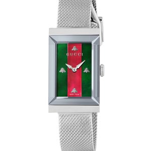 Gucci G-Frame watch, 21x34mm Stainless Steel
