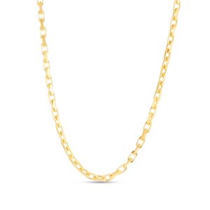 14K Gold 24" 2.5mm French Cable Chain