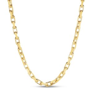 14K Gold 24" 6.1mm French Cable Chain