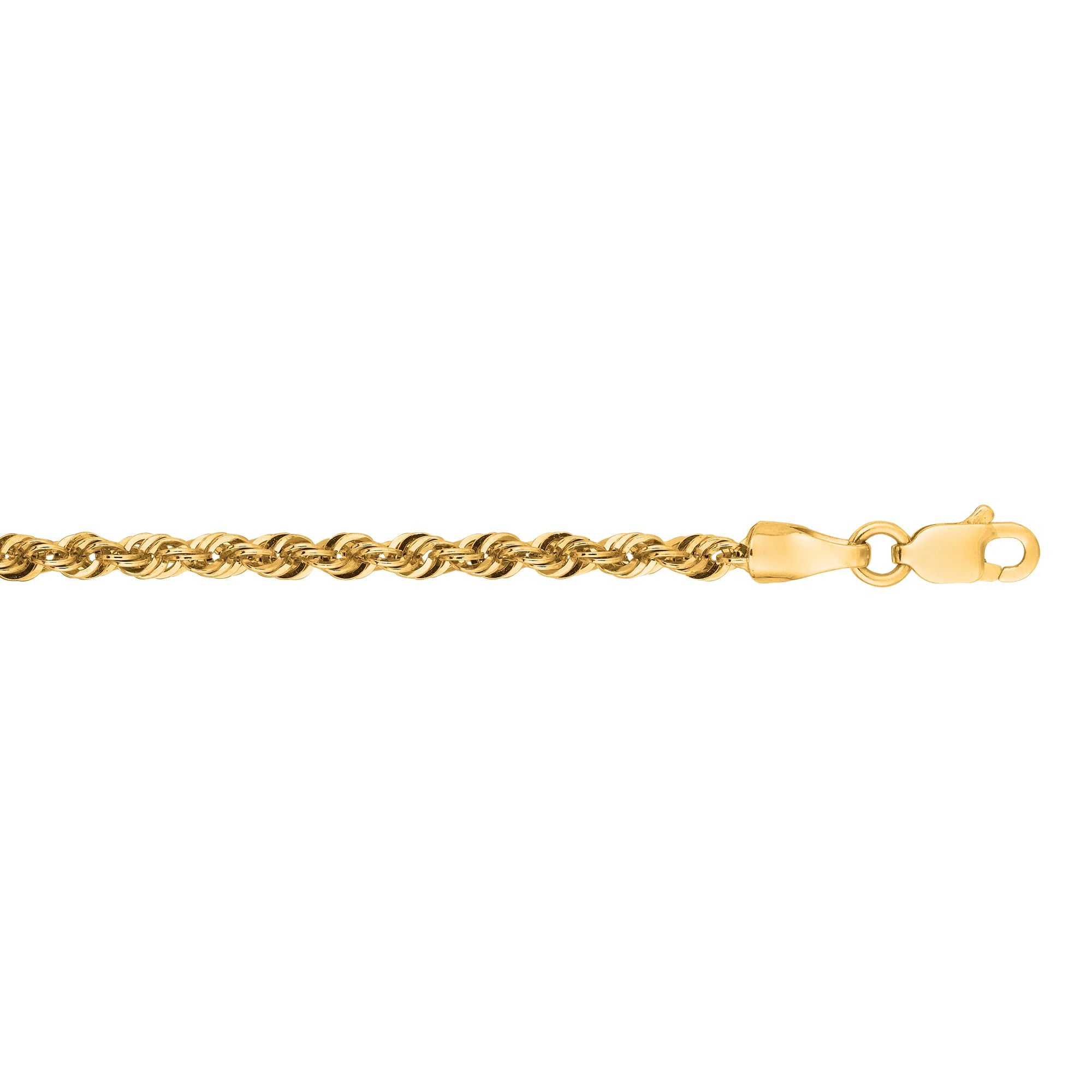 14K Gold 2.7mm Lite Rope Chain