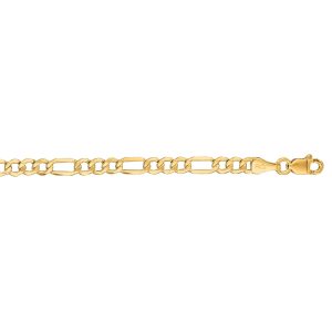14K Gold 3.7mm Lite Figaro Chain
