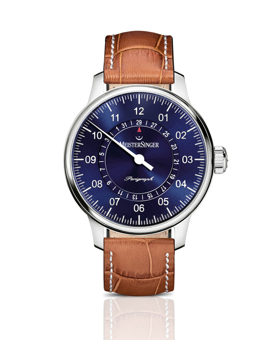 Perigraph Sunburst Blue MeisterSinger Watch