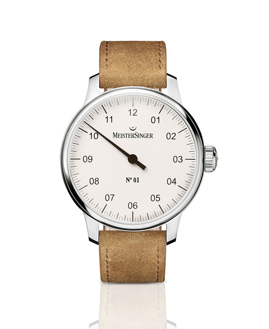 N°01 Opaline-Silver MeisterSinger Watch