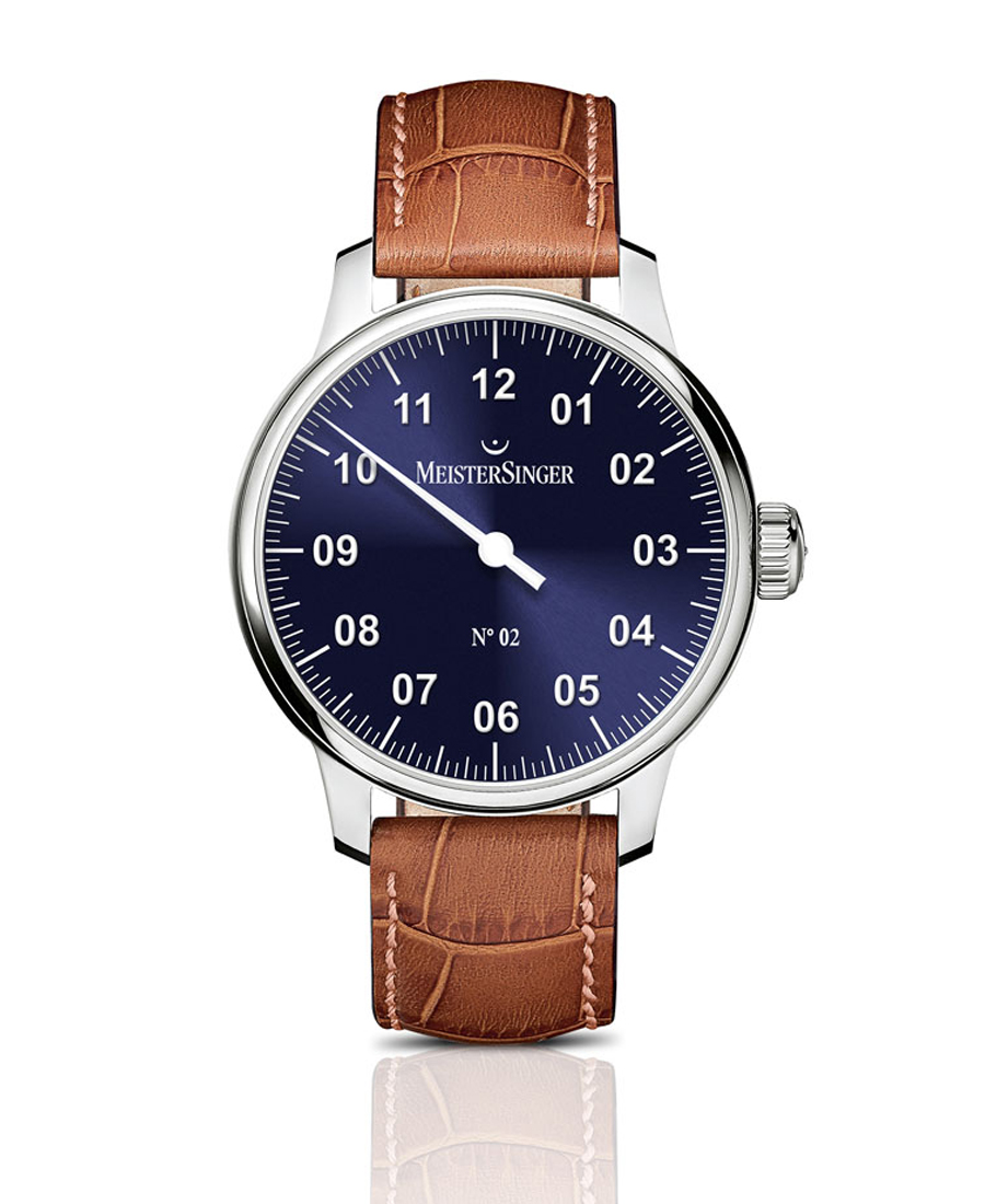 N°02 Sunburst Blue MeisterSinger Watch
