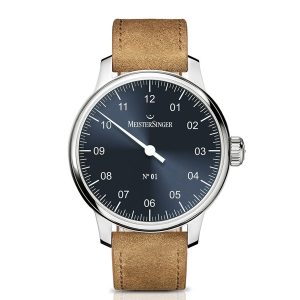 N°01 40mm Steel Blue MeisterSinger Watch
