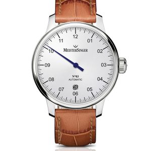 N°03 40mm Opaline Silver MeisterSinger Watch