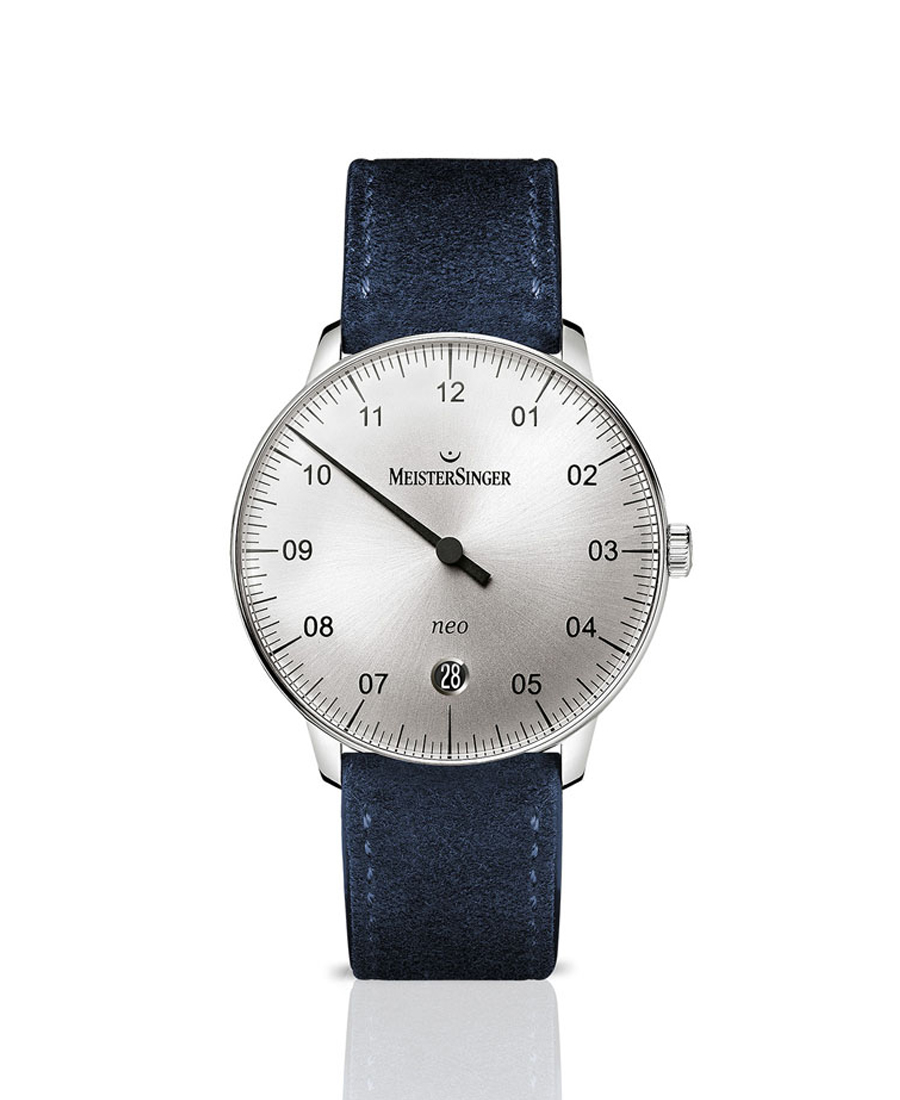 Neo Opaline Silver MeisterSinger Watch