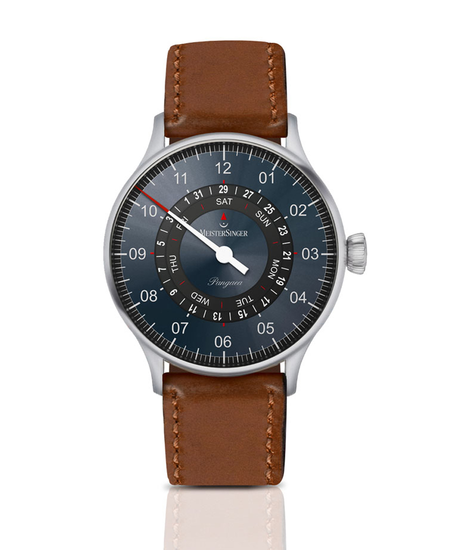 Pangaea Day Date Blue-Black MeisterSinger Watch