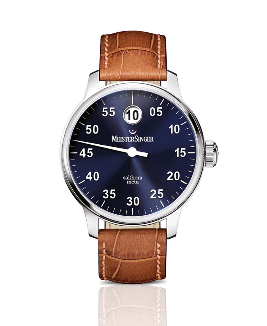 Salthora Meta Sunburst Blue MeisterSinger Watch