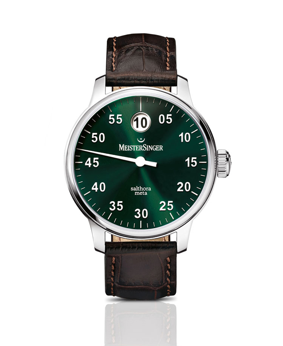 Salthora Meta Sunburst Green MeisterSinger Watch