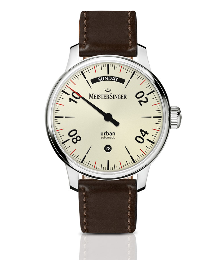 Urban Day Date Sand Grey MeisterSinger Watch