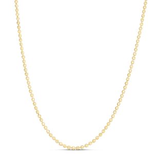 14K 2.5mm Moon Chain