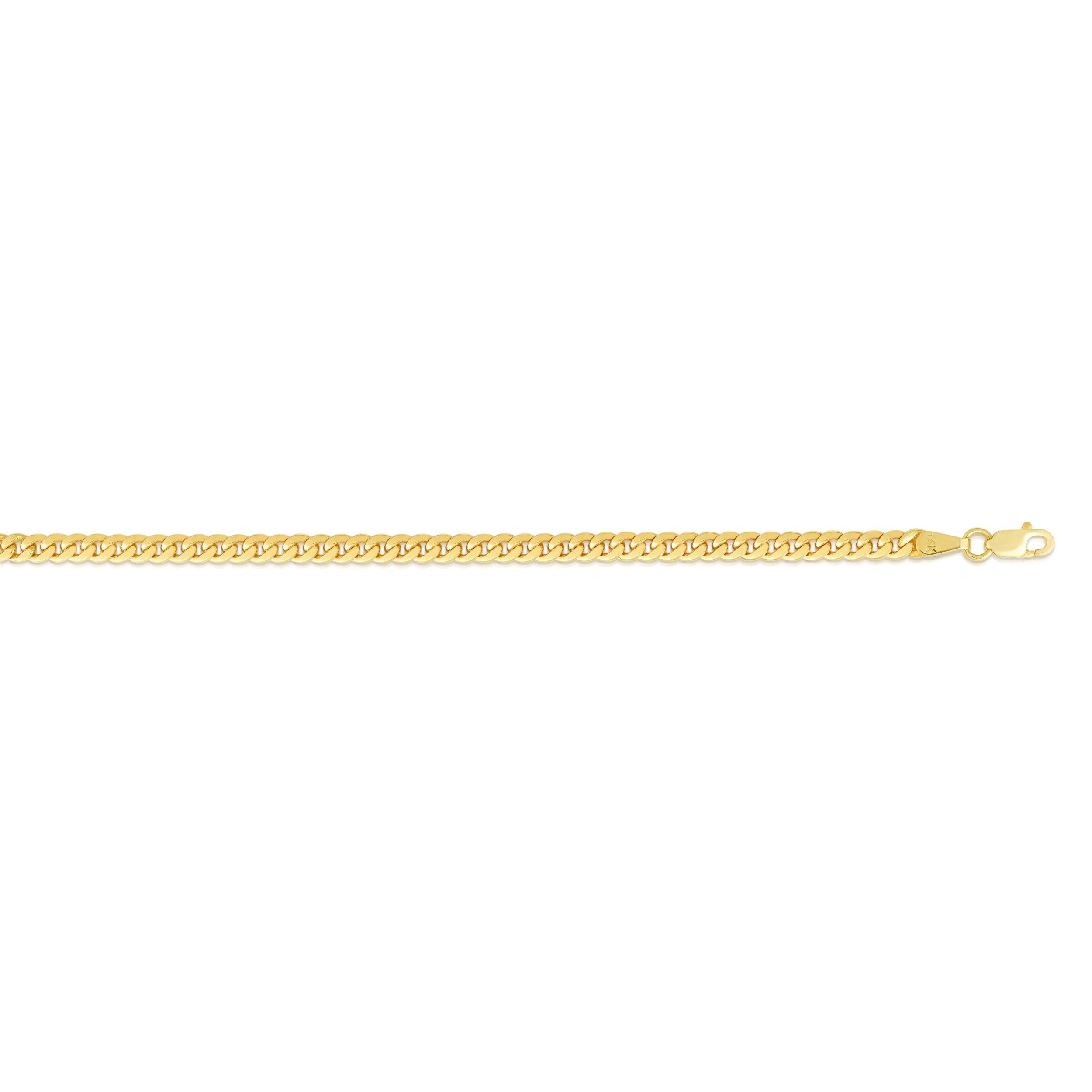 14K Gold 20" 2.6mm Miami Cuban Chain