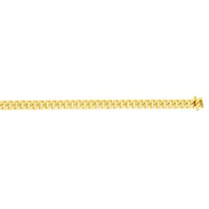 14K Gold 24" 3.9mm Classic Miami Cuban