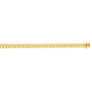 14K Gold 22" 7.1mm Classic Miami Cuban